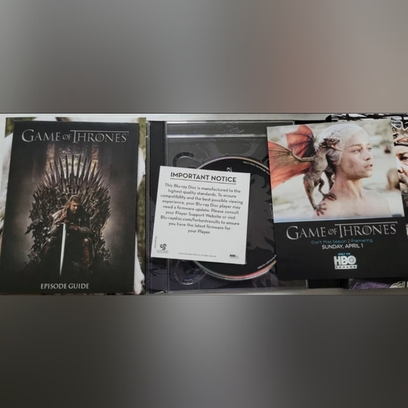 Game of Thrones: The Complete First Season Gift Box (DVD, 2012, 5-Disc Set) - Picture 12 of 13